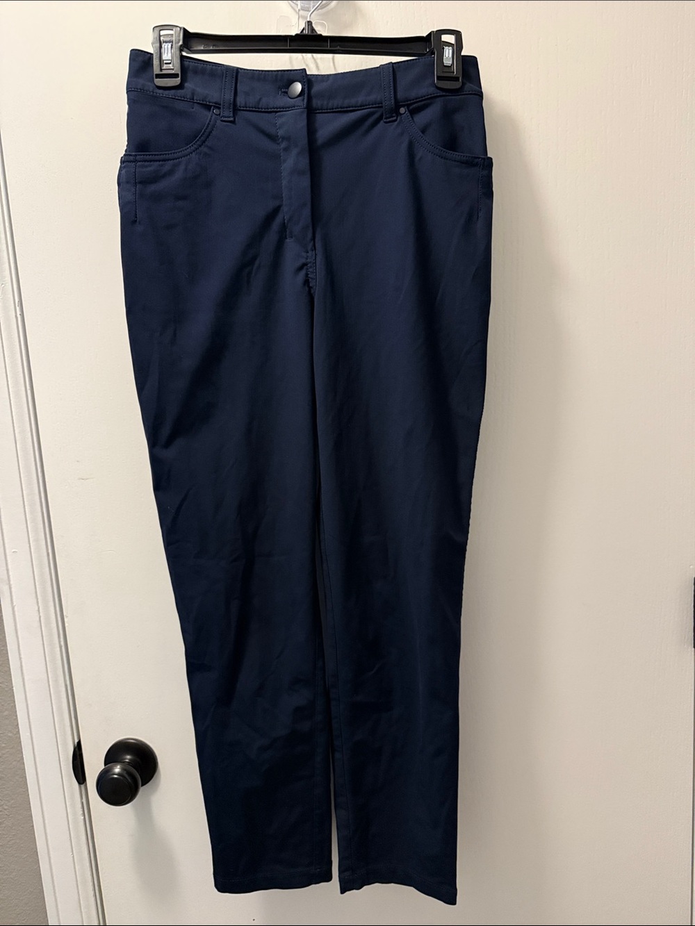 lululemon athletica Navy Stretch Straight Chinos